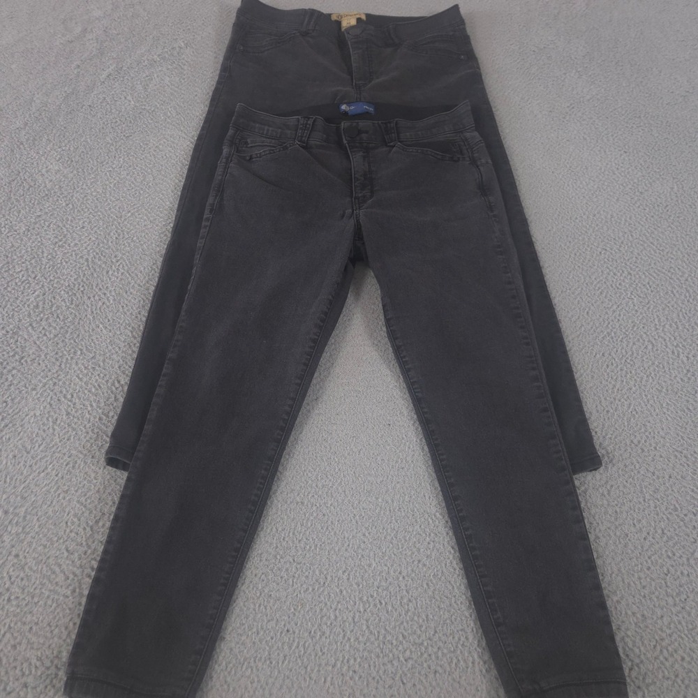 LOT OF 2 Democracy Jeans Womens 12 "Ab"solution Booty Lift Jegging Ankle Skimmer